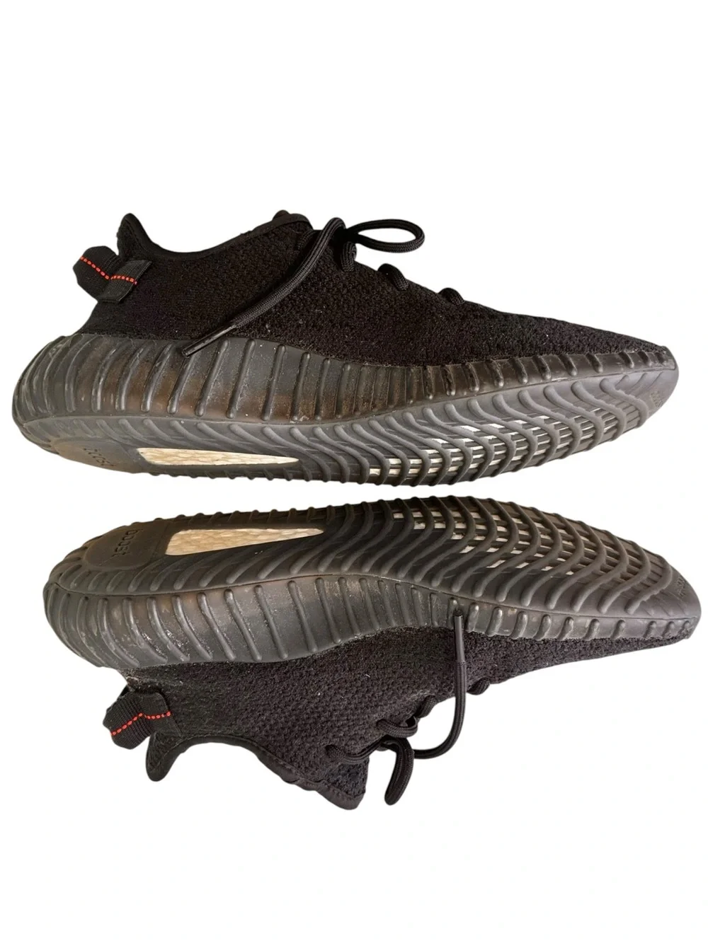 Yeezy Boost 350 V2 'Bred' Sneakers Red Black Size 9
